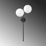 Opviq Fazli - 10420 Lámpara de pared Negro y crema